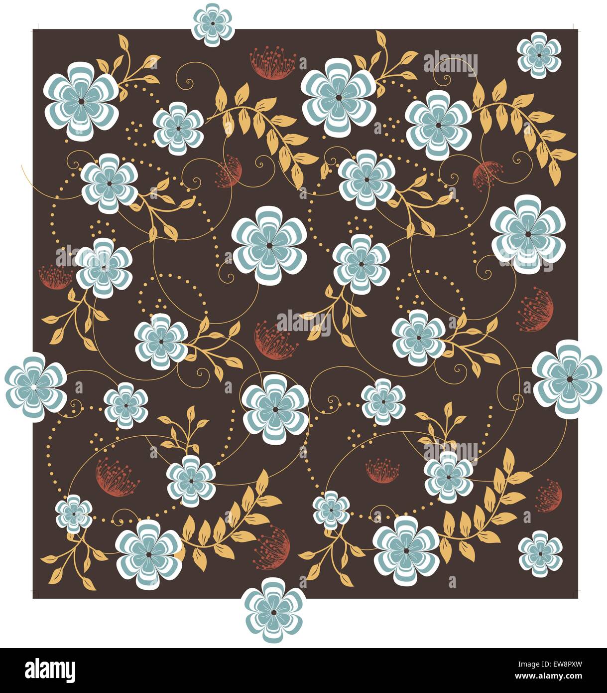 Floral seamless pattern Stock Vector Image & Art - Alamy