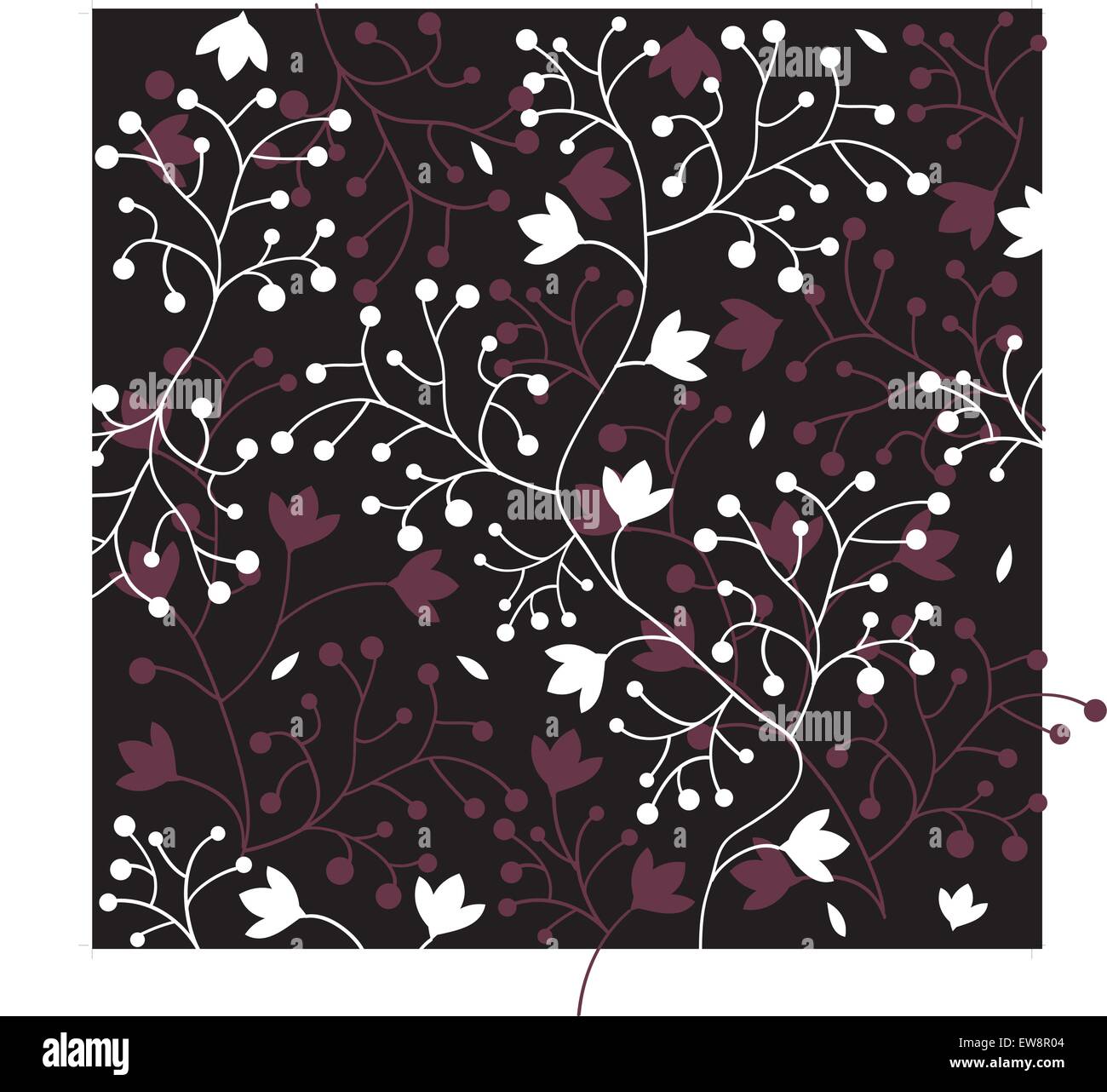 Floral seamless pattern Stock Vector Image & Art - Alamy