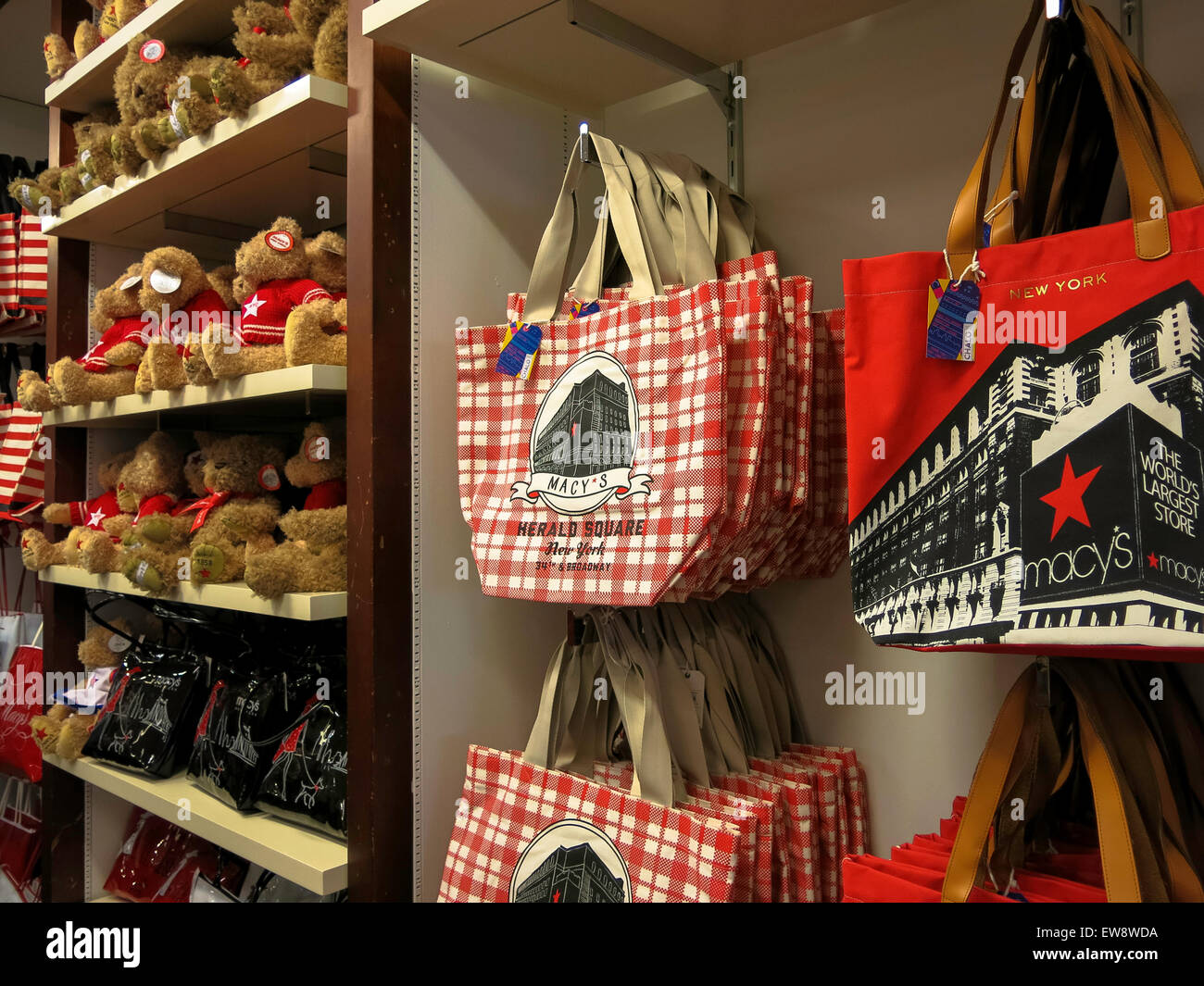 Macy's Department Store Interior, Herald Square, NYC Stock Photo