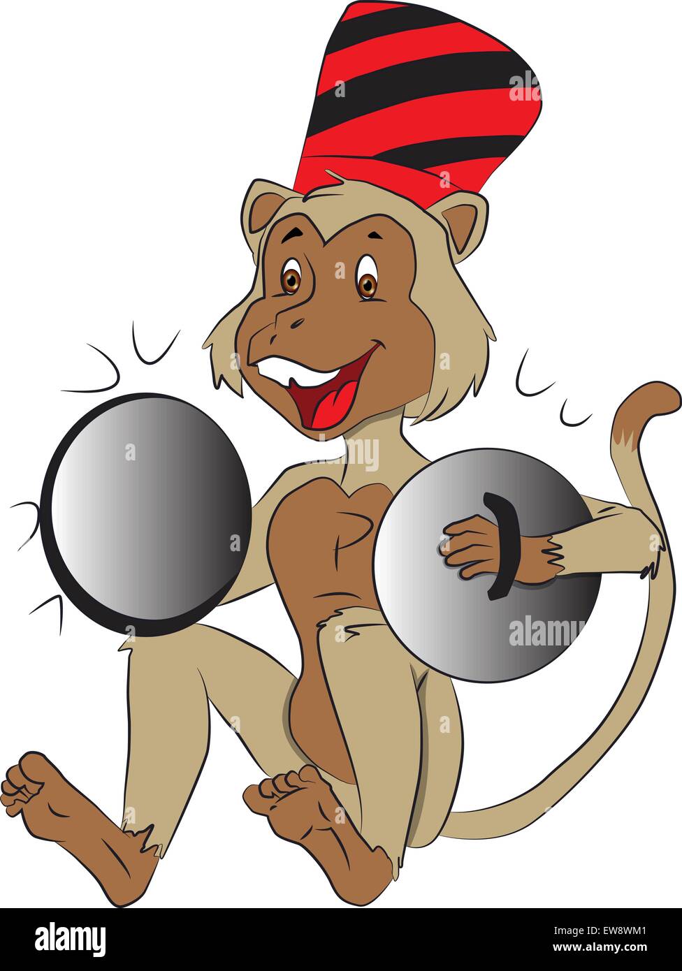 Monkey with cymbals hi res stock photography and images Alamy