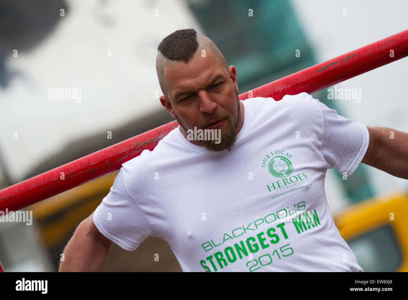 St Johns Square, Blackpool, Lancashire. 20th June, 2015. Thomas Racz a ...