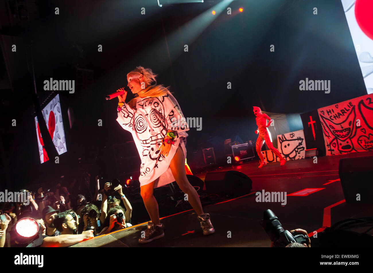 Barcelona, Catalonia, Spain. 19th June, 2015. Die Antwoord (ZA), live show at Sonar by Night,  SonarClub , Sonar 201 Credit:  Cisco Pelay /Alamy Live News Stock Photo