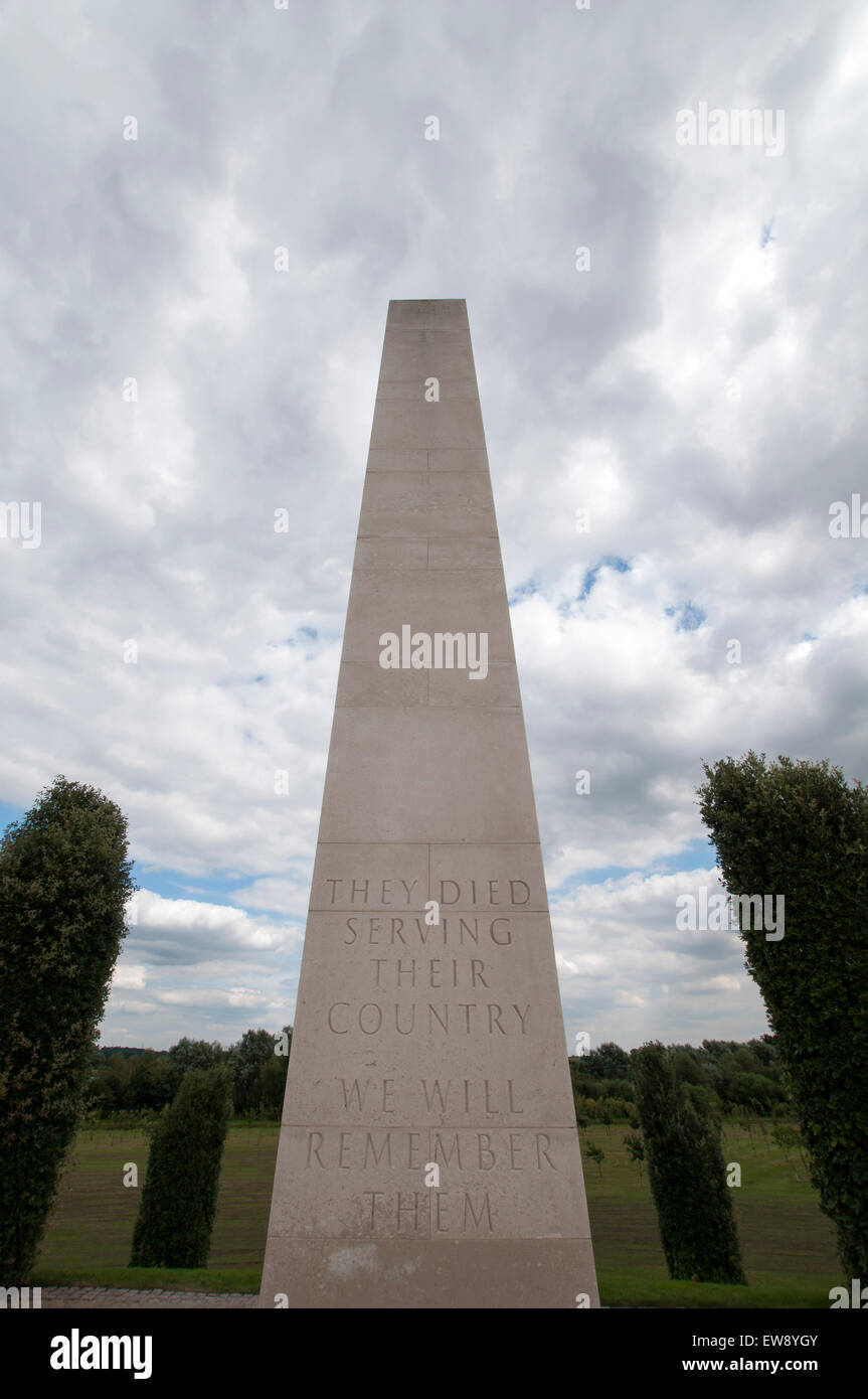 Armed Forces Memorial at The National Memorial Arobretum, near Lichfield in Staffordshire England UK Stock Photo