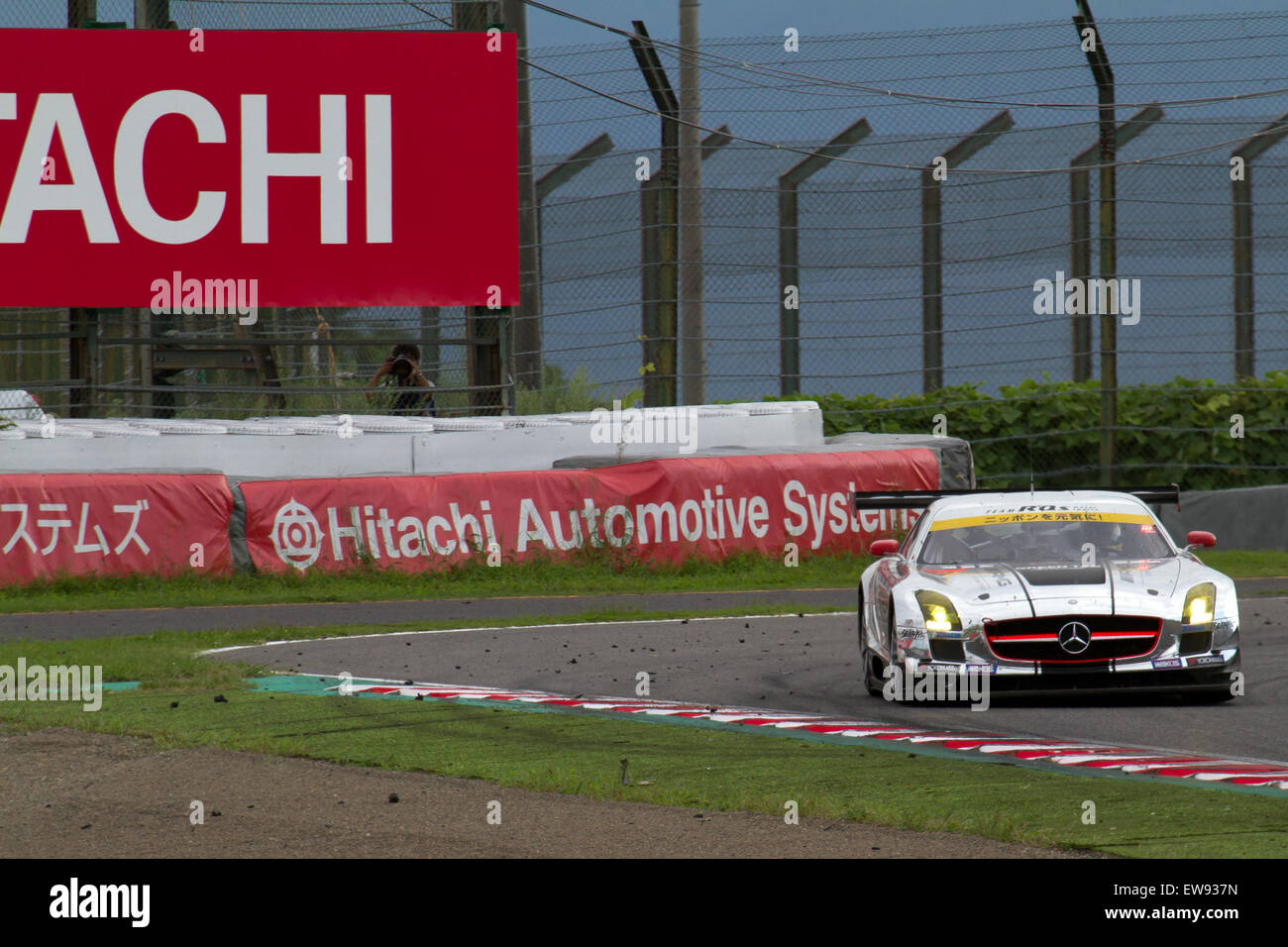 Hisashi Wada at the Hitachi Automotive Systems Chicane 2014 Super GT Suzuka Stock Photo