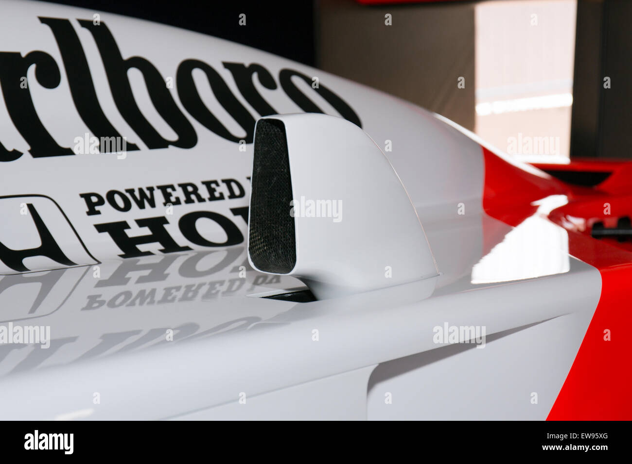 McLaren MP4-4 air-intake Suzuka RacingTheater Stock Photo