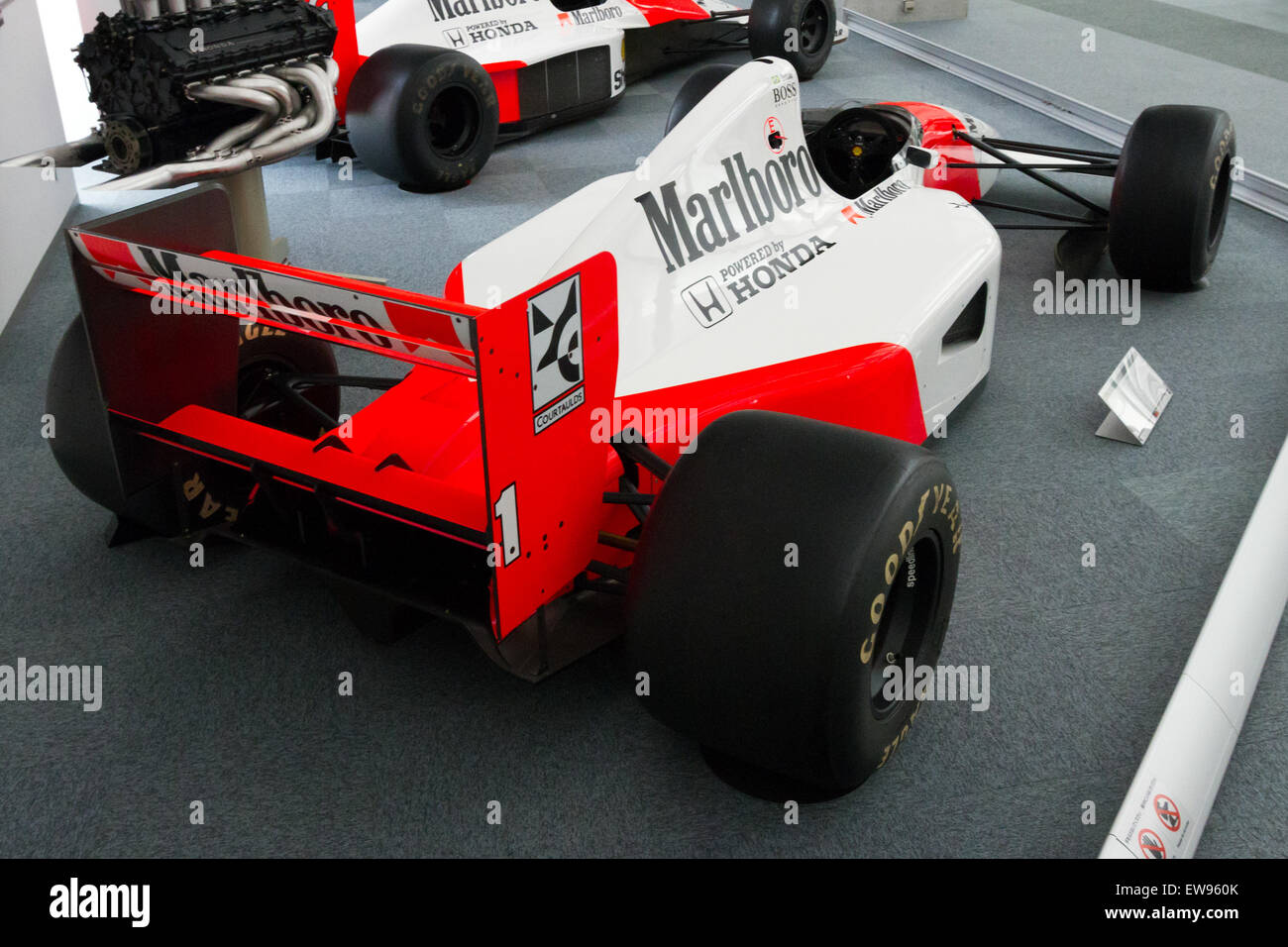 McLaren MP4-7 rear-right Honda Collection Hall Stock Photo - Alamy