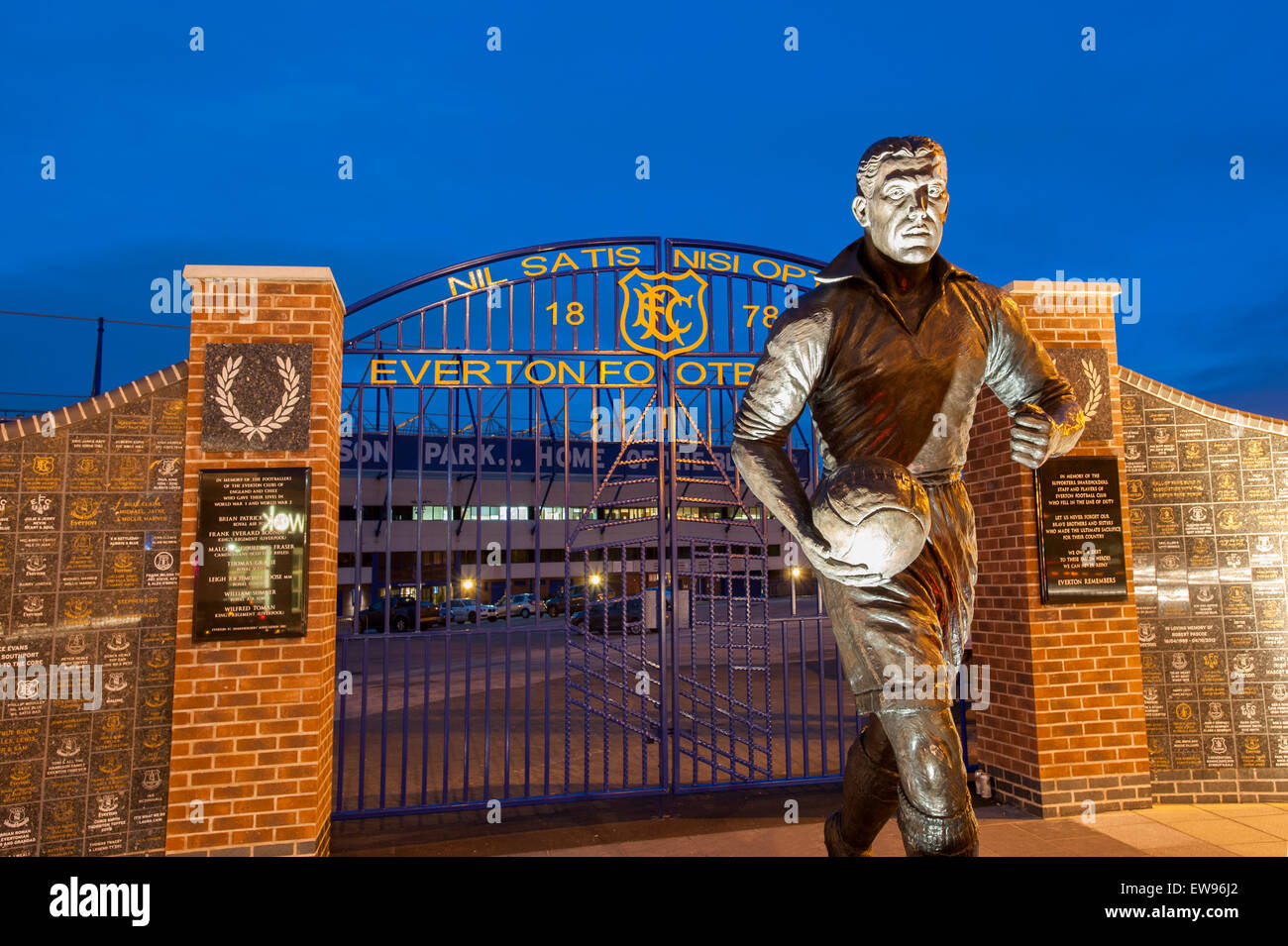 Everton Football Club, Goodison Park, Liverpool, Merseyside UK Stock Photo