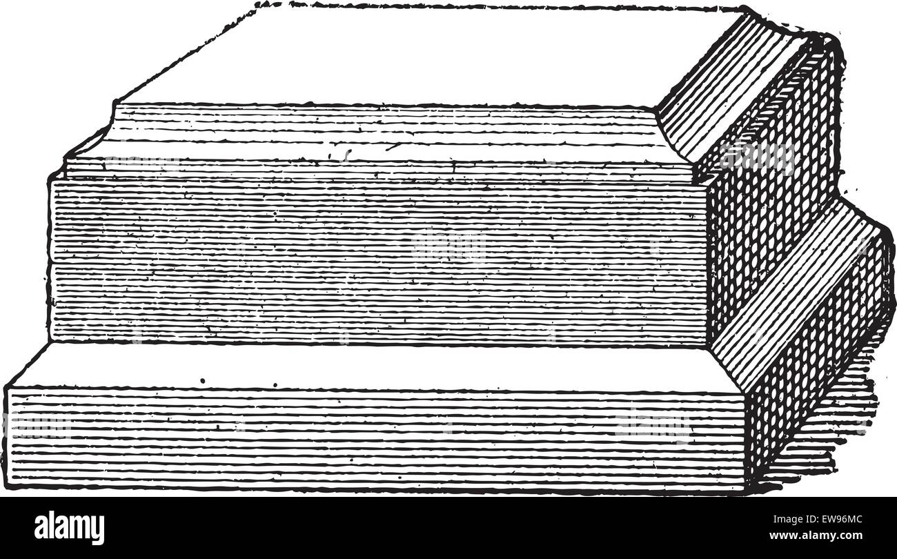 Old engraved illustration of Pedestal isolated on a white background