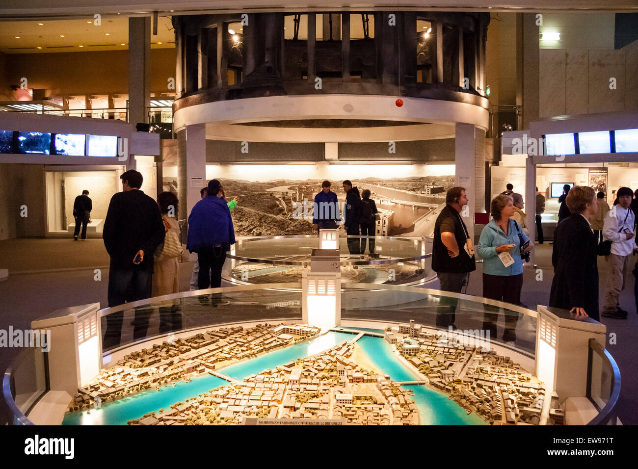 Interior Of The Hiroshima Peace Memorial Museum Ground Floor Large 