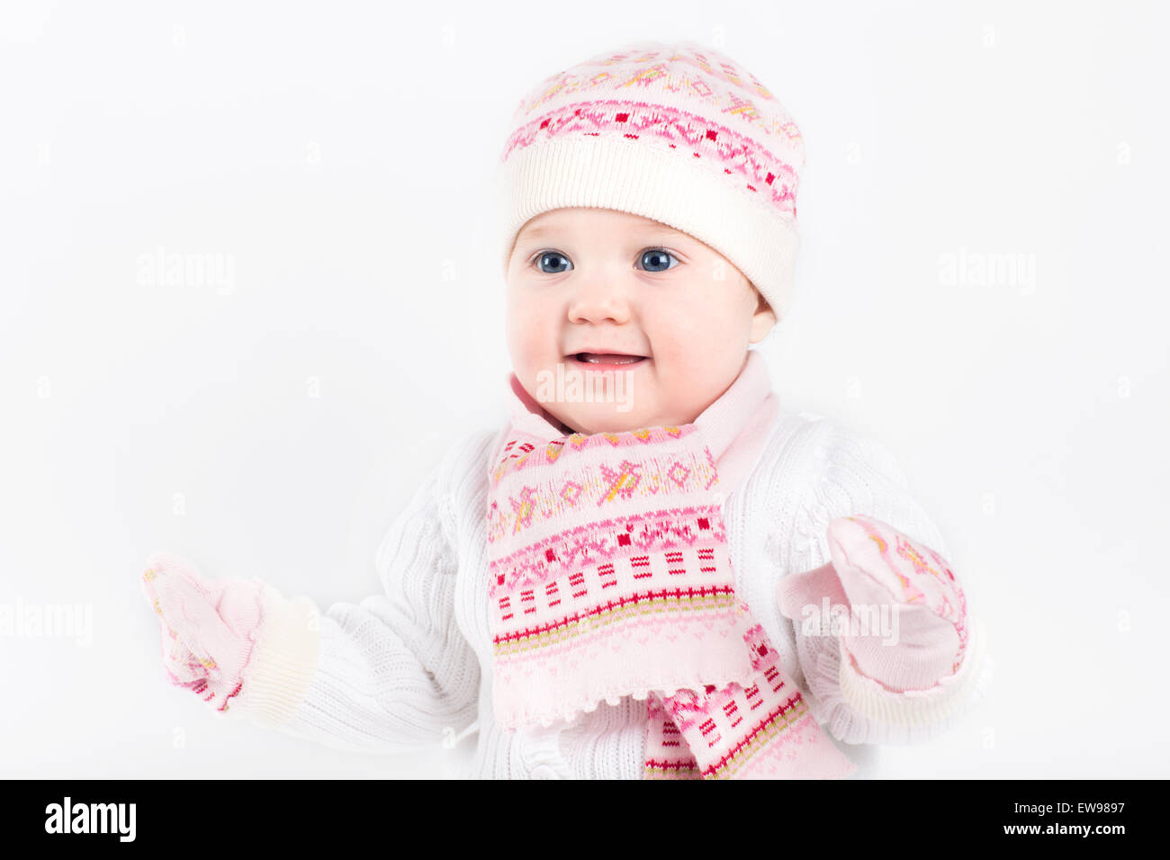 Girl wearing pink scarf hires stock photography and images Alamy