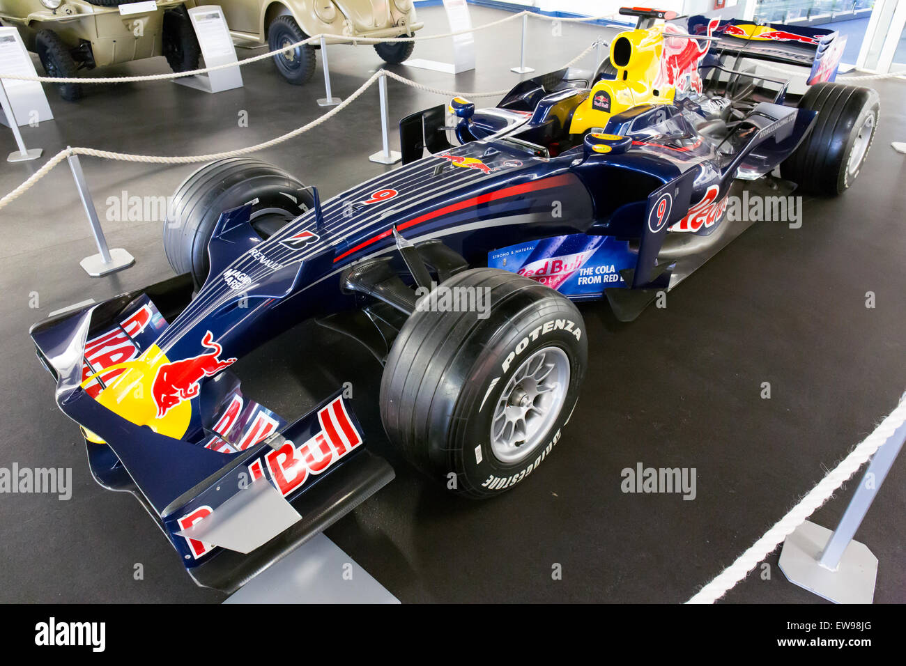Red Bull RB4 front-left Donington Grand Prix Collection Stock Photo