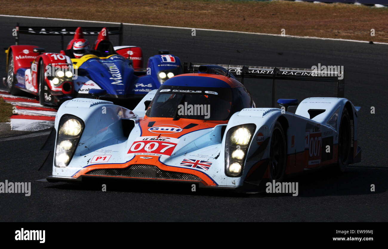 The Aston Martin Racing DBR1-2 competed in the 2009 1000km of Okayama ...