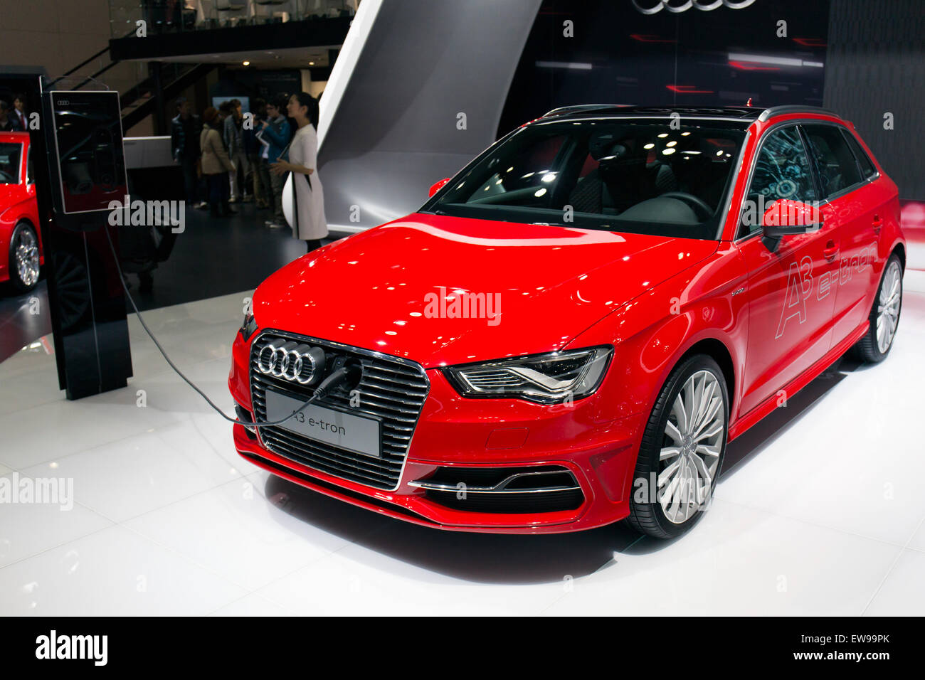 Audi A3 e-tron front-left 2013 Tokyo Motor Show Stock Photo