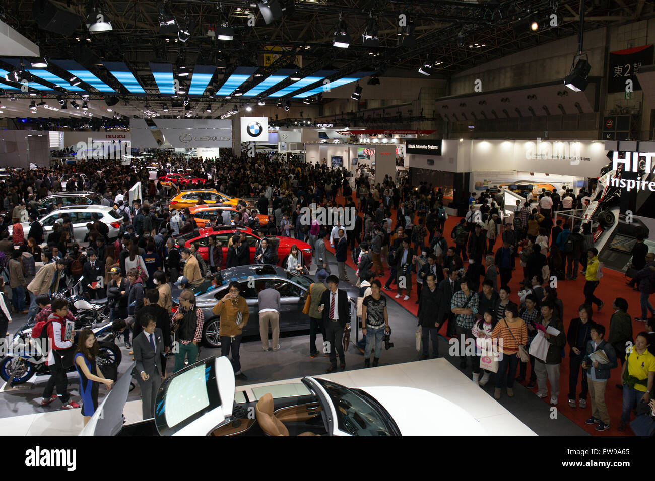 Tokyo Big Sight East Hall 2013 Tokyo Motor Show Stock Photo