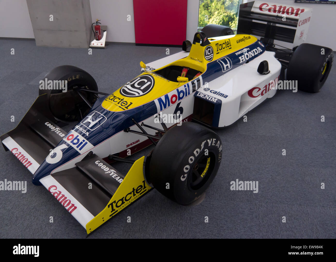 Williams FW11B Honda Collection Hall Stock Photo - Alamy