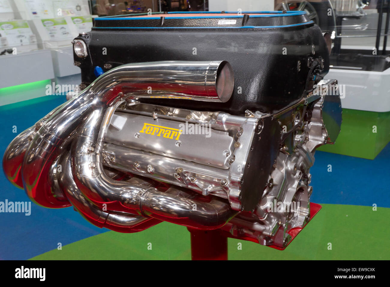 Ferrari 056 engine 2011 Tokyo Motor Show Stock Photo - Alamy