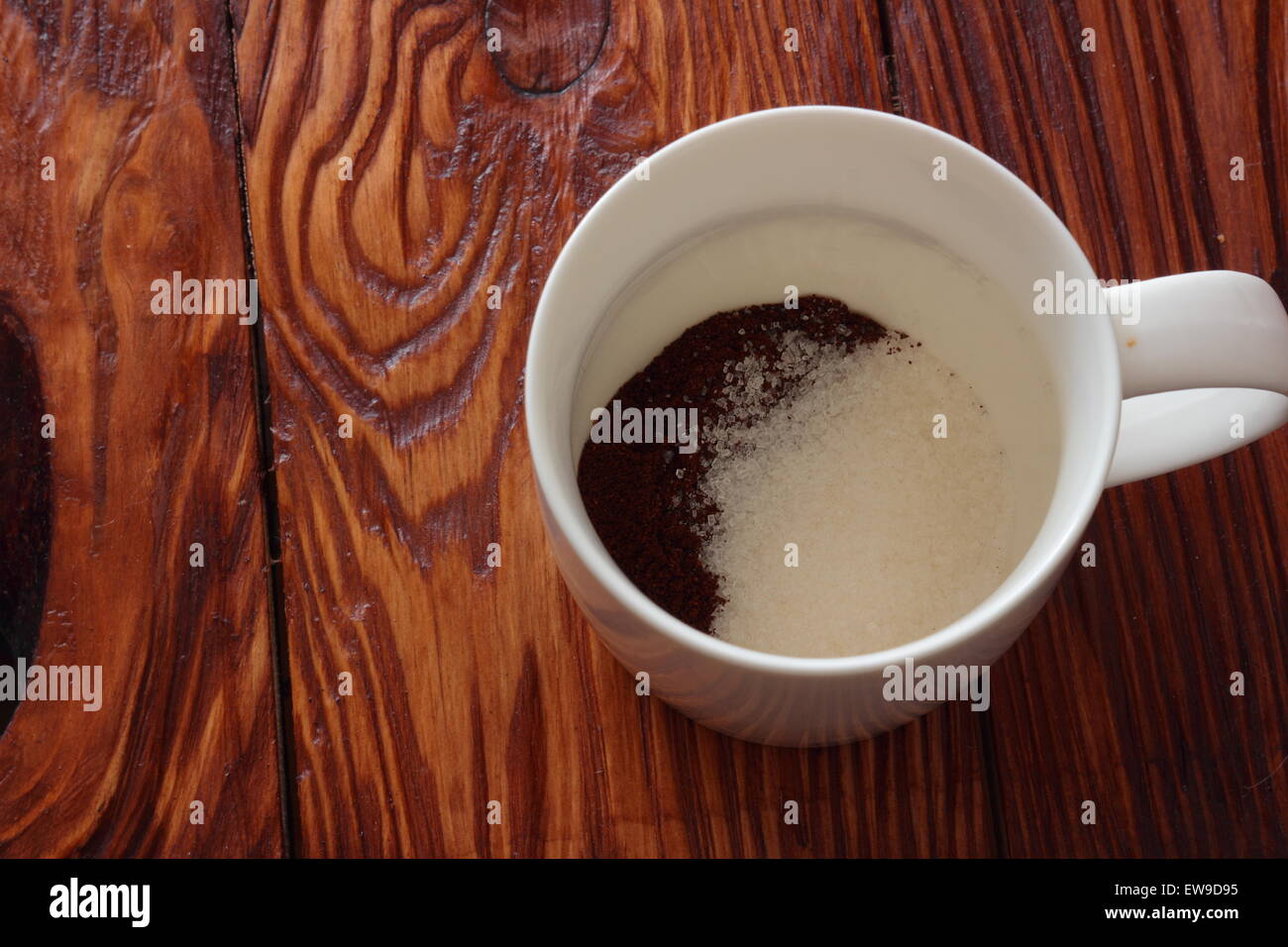 It is a cup of coffee without sugar and boiling water Stock Photo Alamy