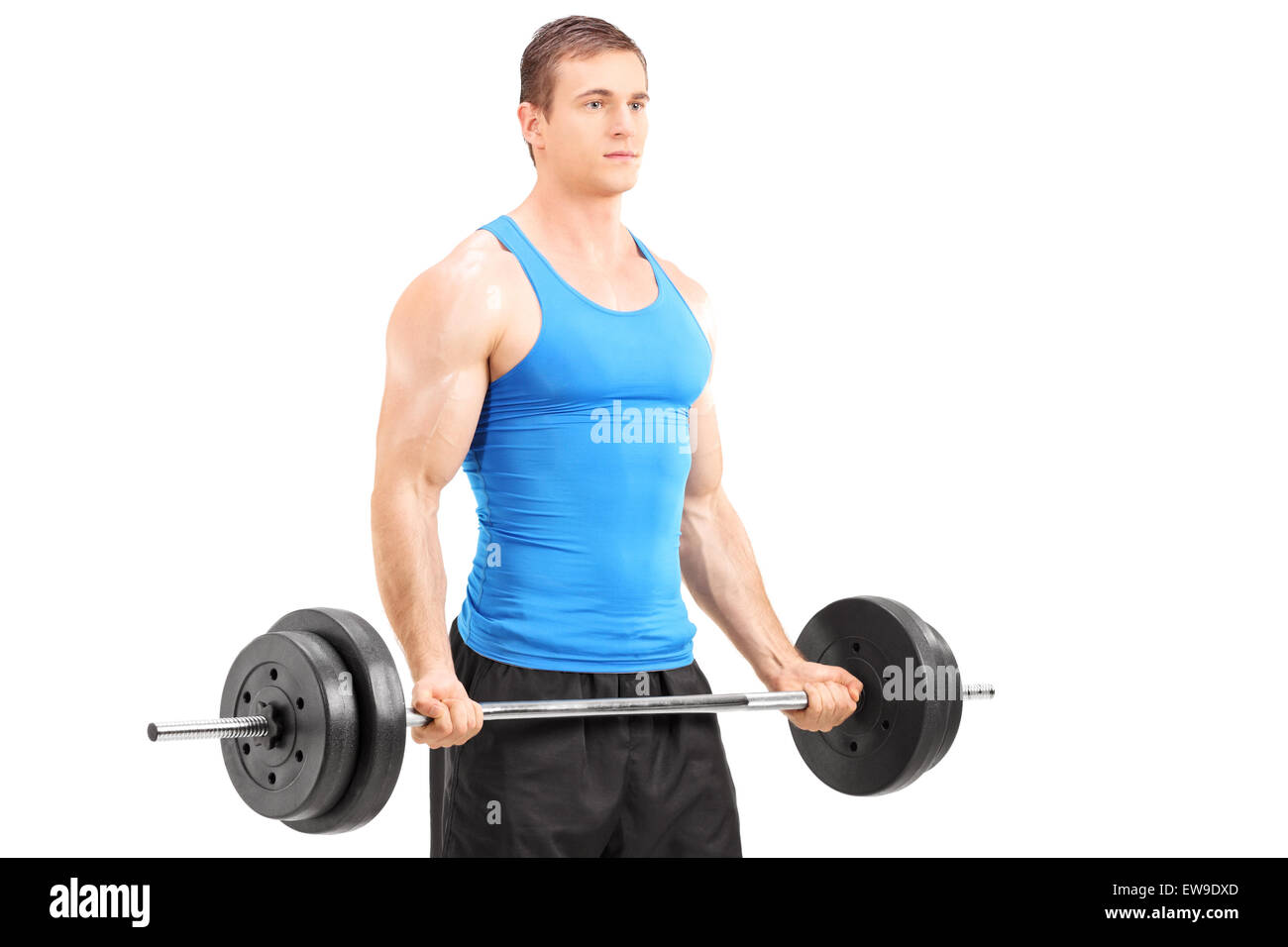 Barbell athlete hi res stock photography and images Page 2 Alamy