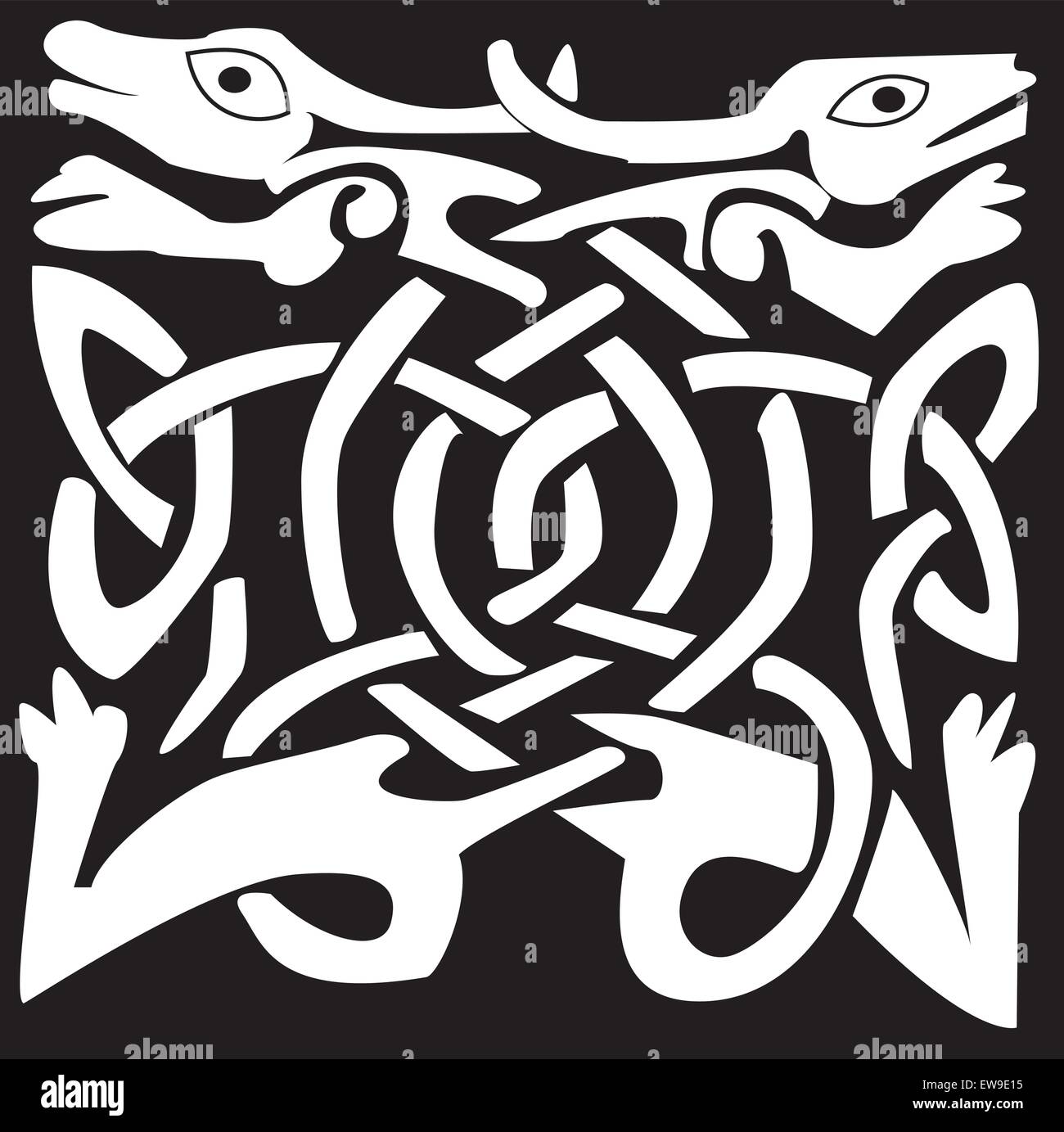 Celtic Knot Circle Animal