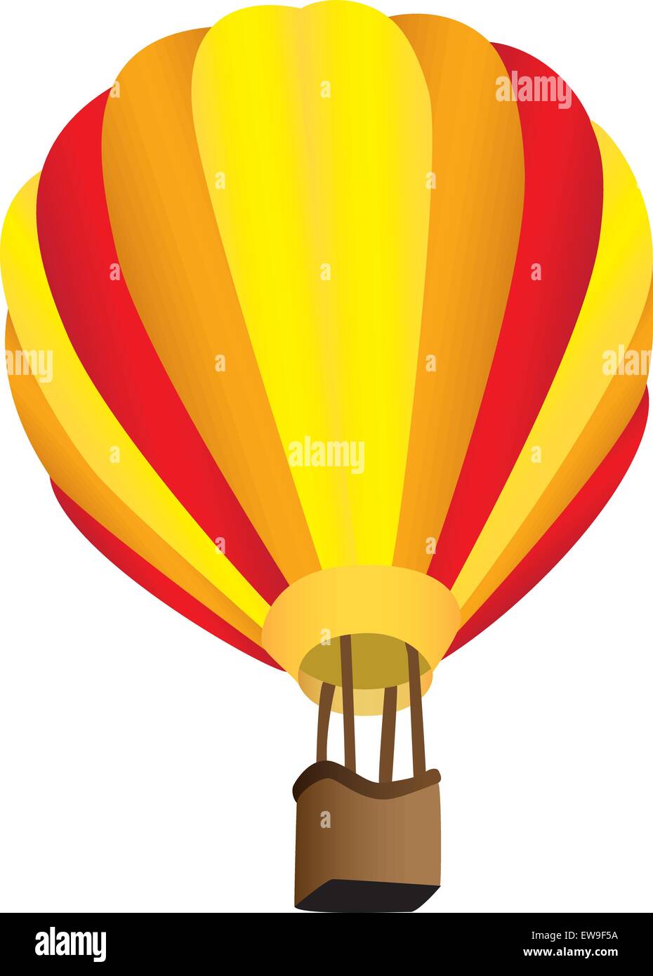 Stripy hot air balloon Stock Vector Image & Art - Alamy