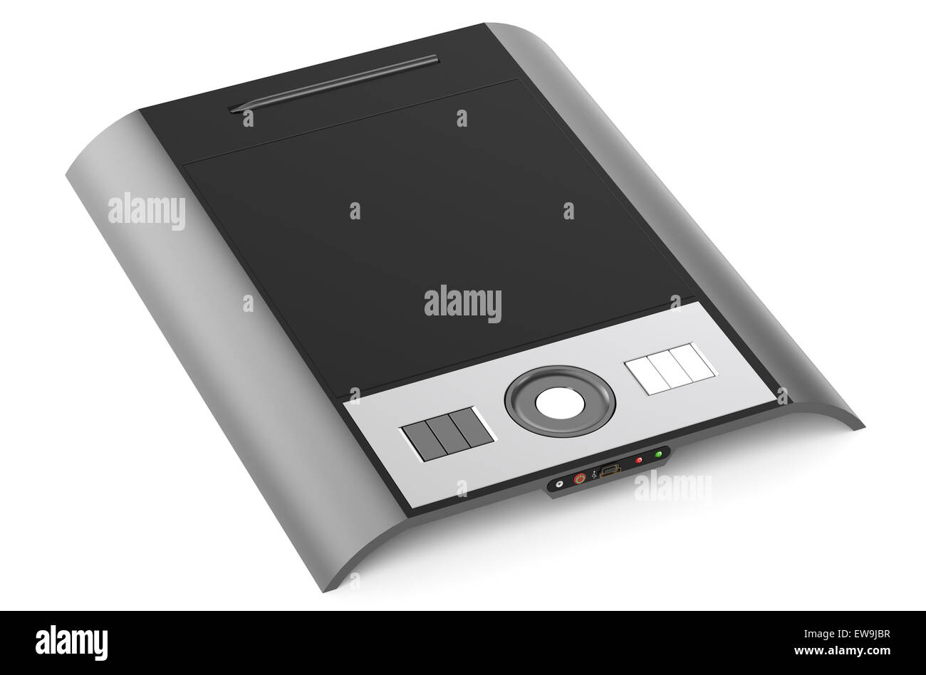 graphics tablet closeup isolated on white background Stock Photo