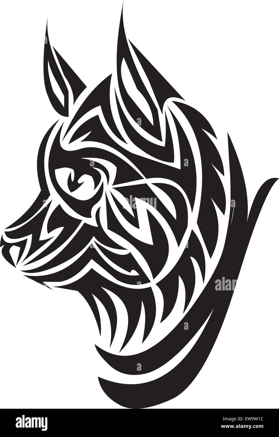 Tattoo design of fox head, vintage engraved illustration Stock Vector Image  & Art - Alamy