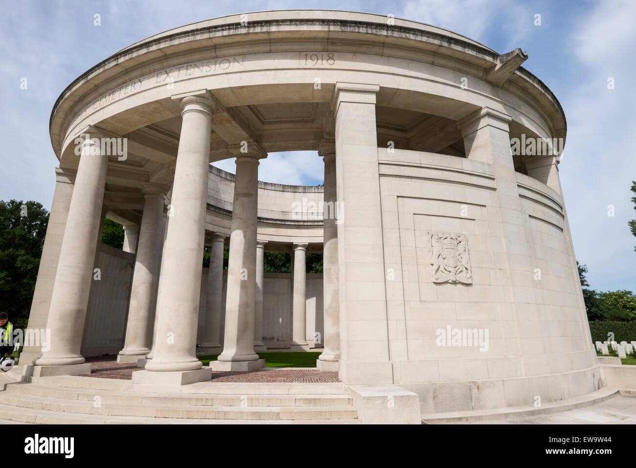 General view shots of Berkshire Cemetery extension at Plug Street Wood