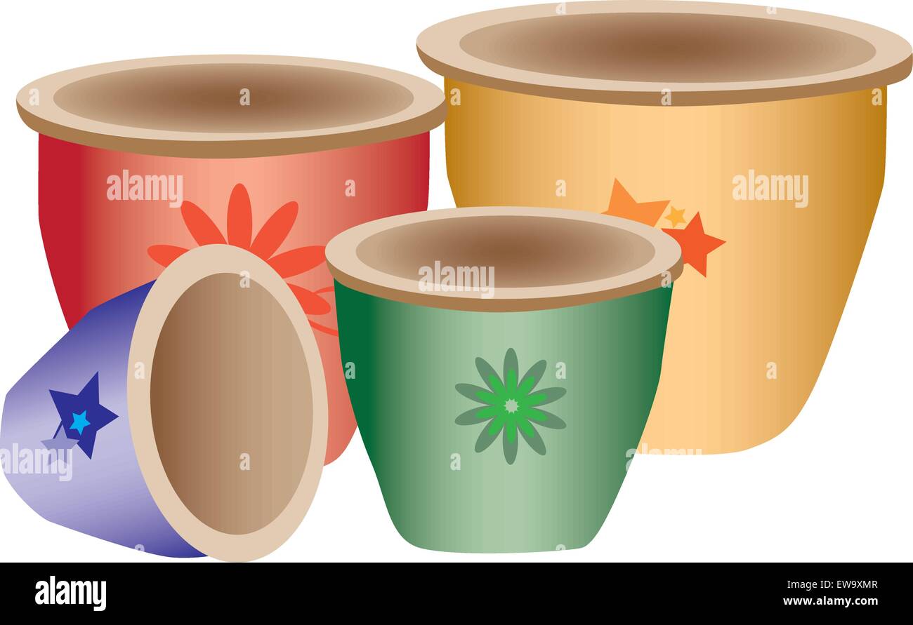 Artistic pottery Stock Vector Images - Alamy