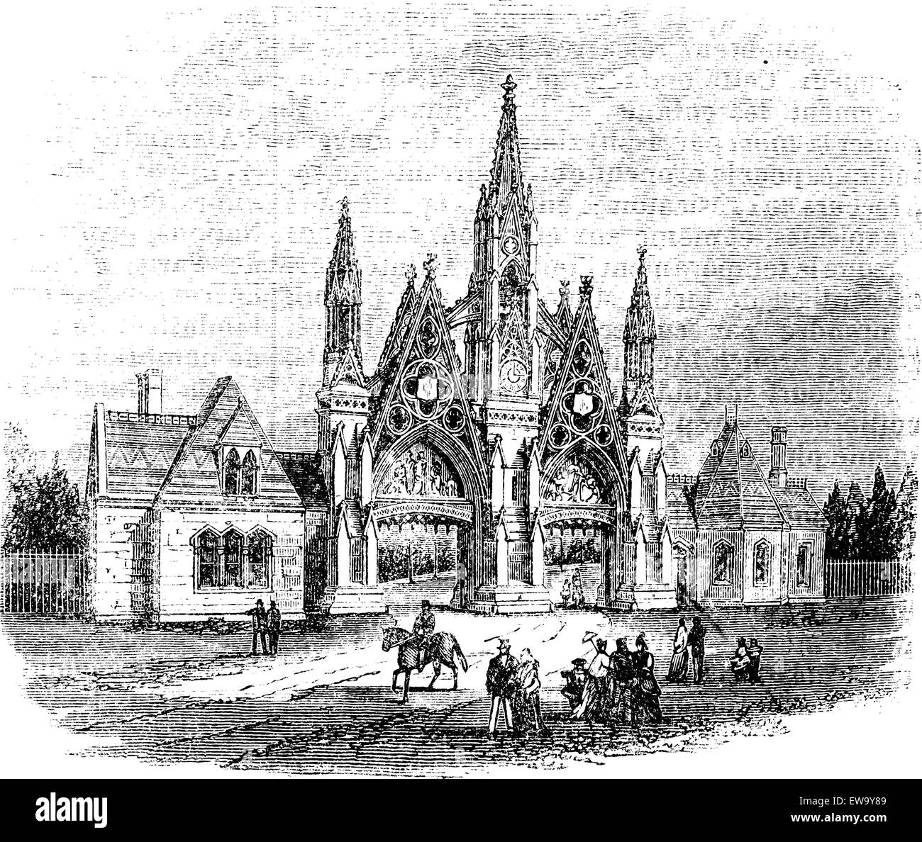 Cemetery Gates Drawings