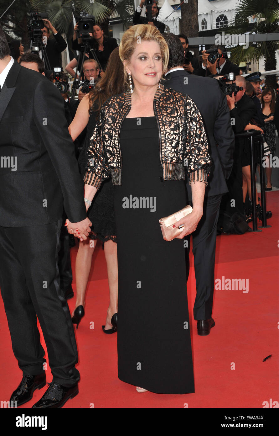 CANNES, FRANCE - MAY 22, 2011: Catherine Deneuve  at the 64th Festival de Cannes awards gala. EDITORIAL USE ONLY. © Jaguar Stock Photo