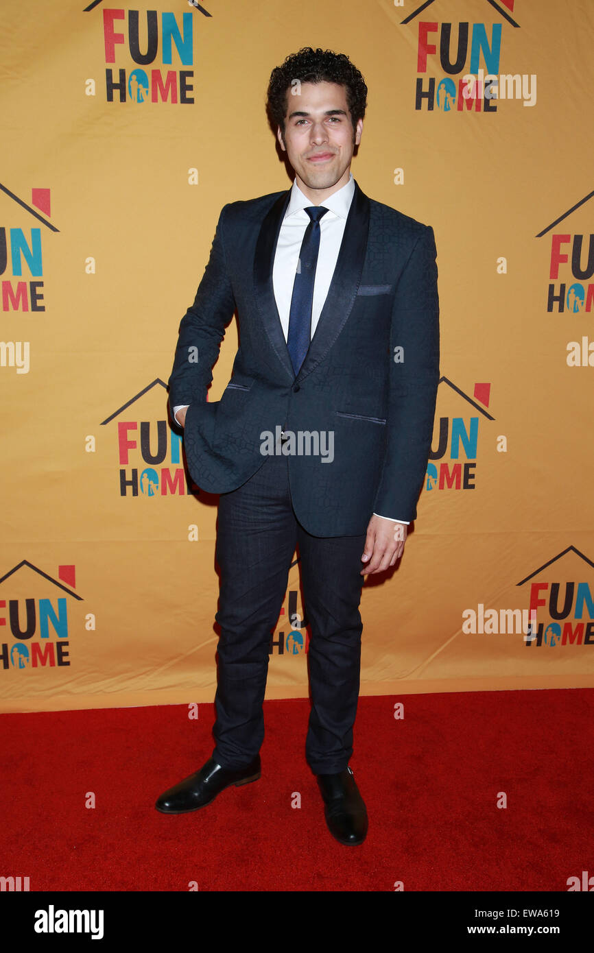 Opening night after party for Fun Home held at URBO - Arrivals.  Featuring: Joel Perez Where: New York City, New York, United States When: 19 Apr 2015 Stock Photo