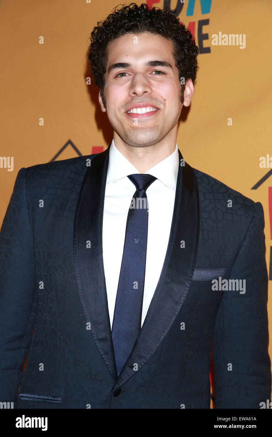 Opening night after party for Fun Home held at URBO - Arrivals.  Featuring: Joel Perez Where: New York City, New York, United States When: 19 Apr 2015 Stock Photo