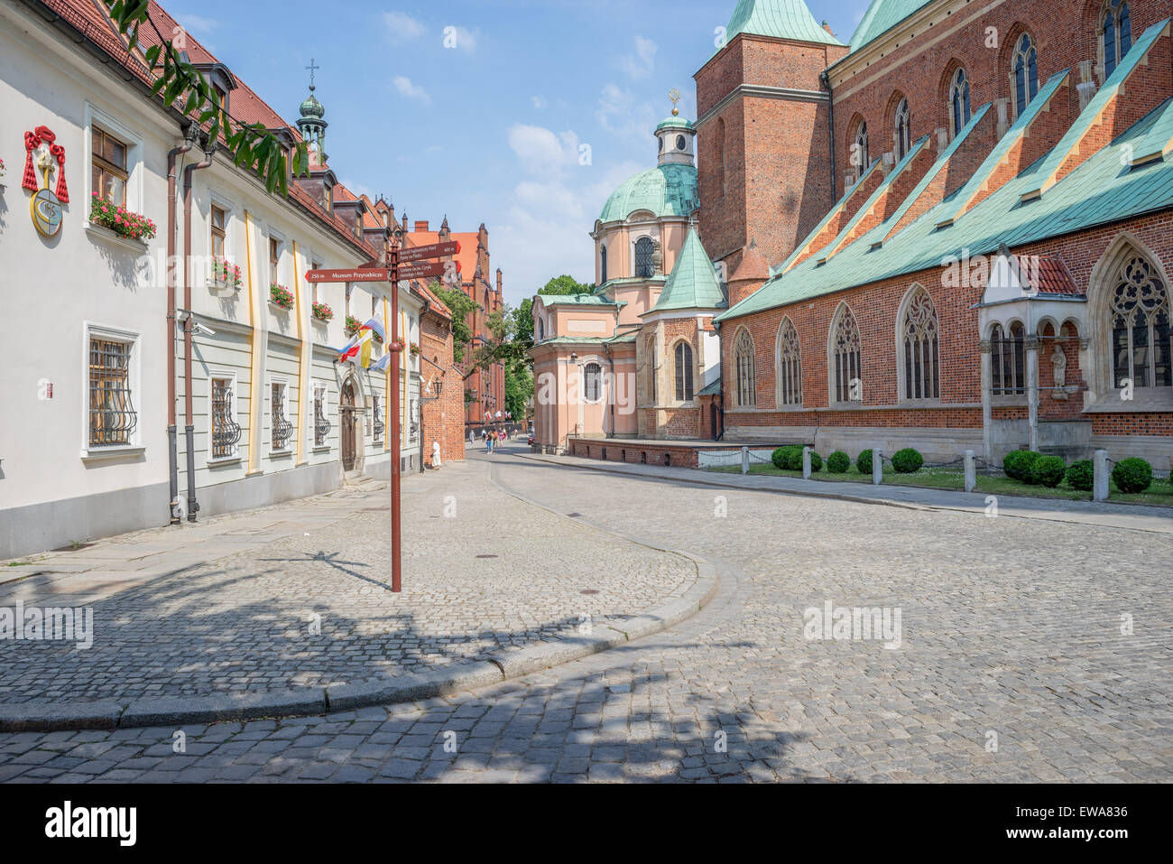 Saint John the Baptist gothic cathedral Wroclaw Stock Photo - Alamy