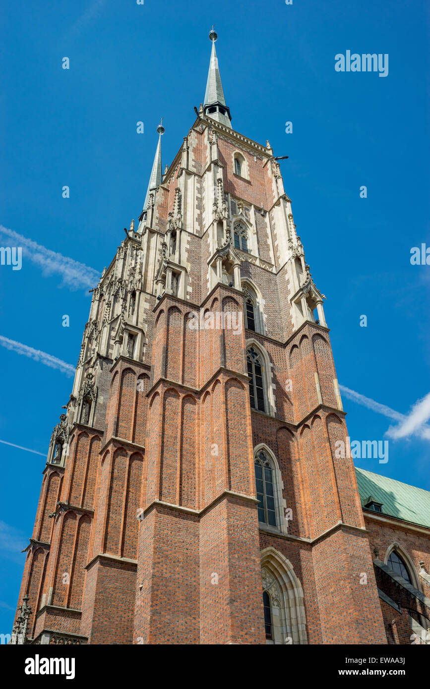 Saint John the Baptist gothic cathedral Wroclaw Stock Photo - Alamy