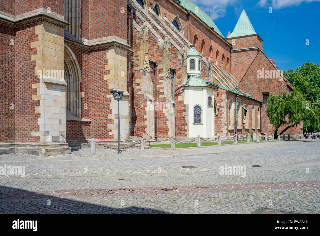 Saint John the Baptist gothic cathedral Wroclaw Stock Photo - Alamy