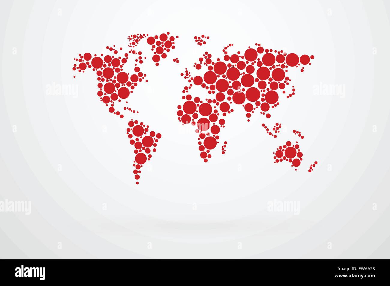 Colored Dots World Map Vector Stock Vector Image & Art - Alamy