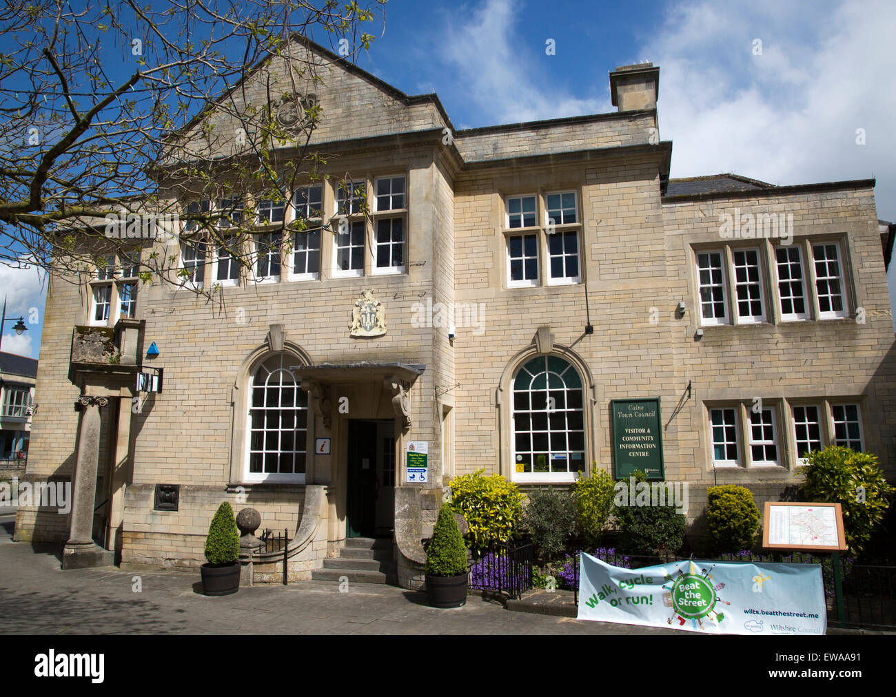 Town Hall building, Calne, Wiltshire, England, UK Stock Photo