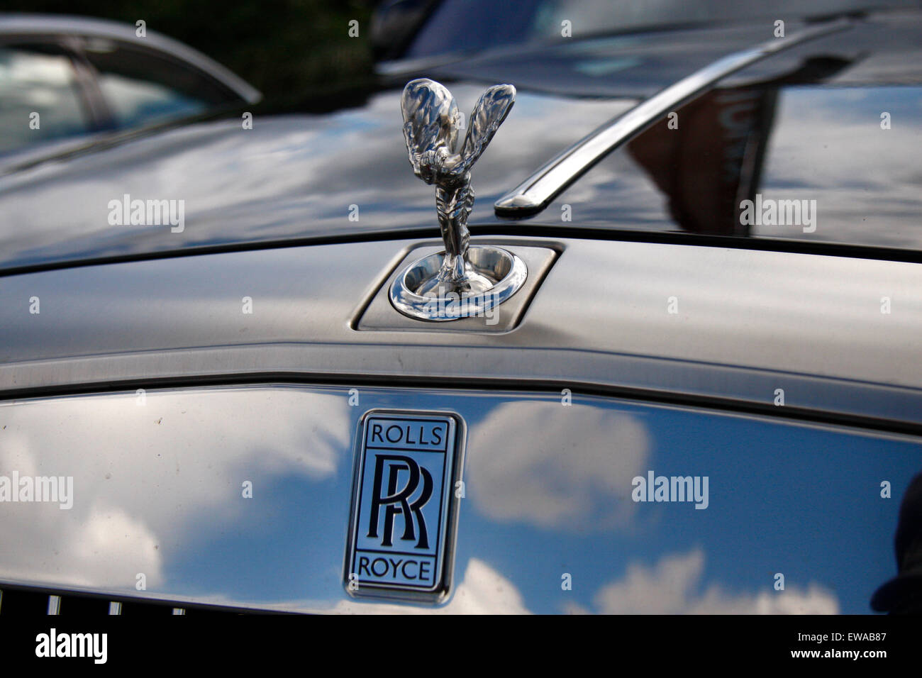 Rolls Royce, Sturmhaube, Kampen, Sylt. Stock Photo