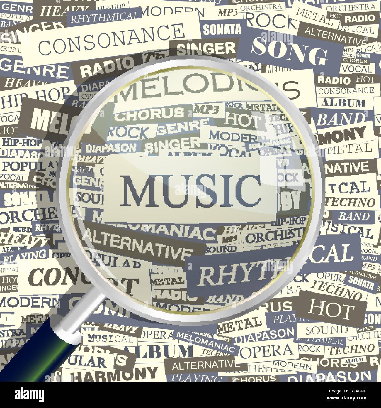 Classical music collage immagini e fotografie stock ad alta risoluzione -  Alamy