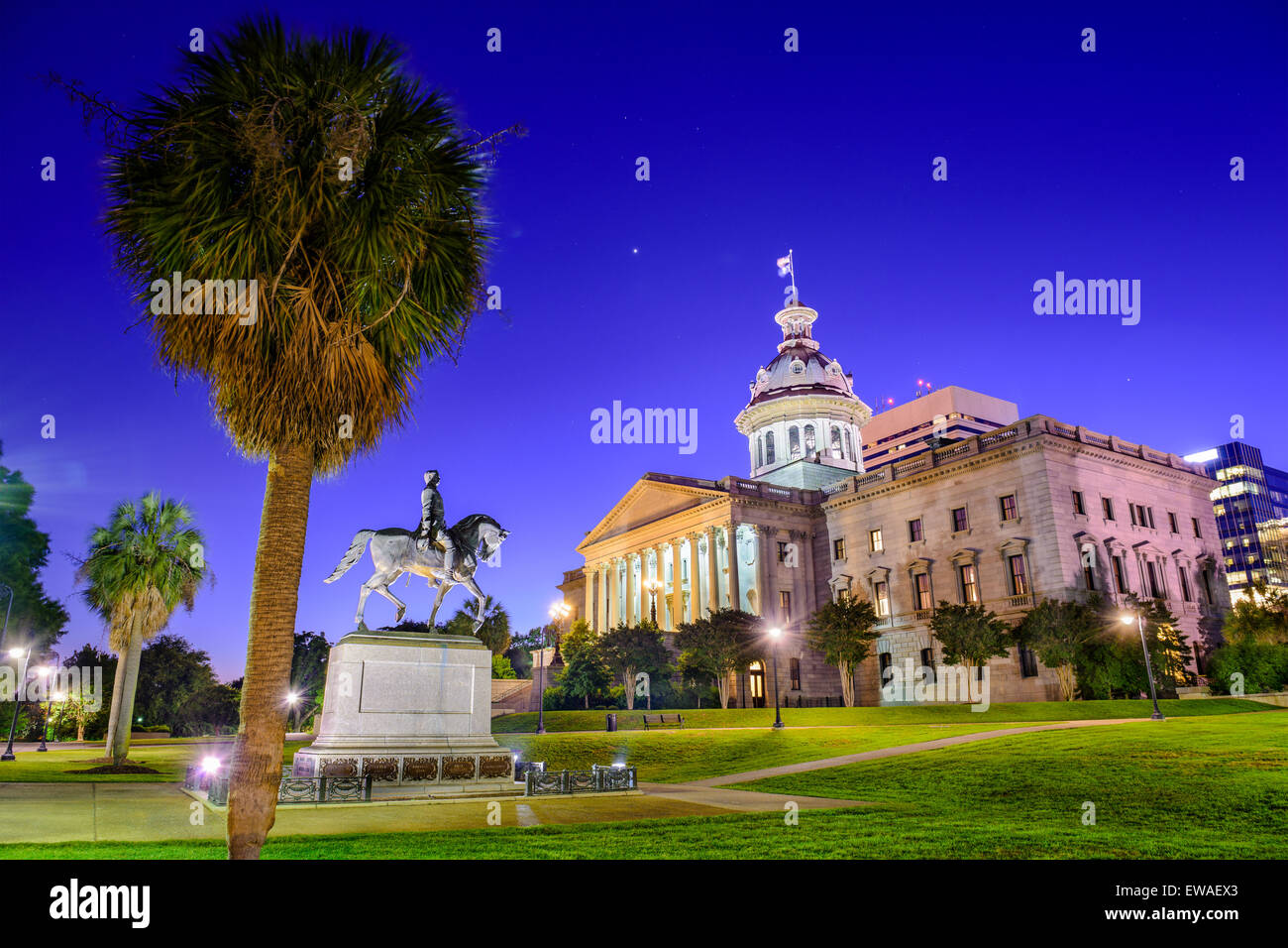 Columbia, South Carolina, USA at the State House. Stock Photo