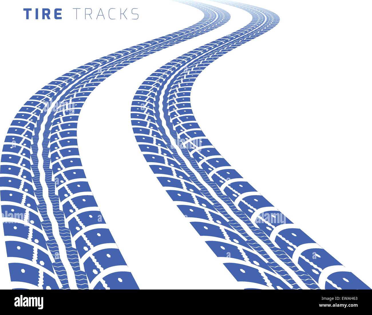 Wheel Tracks Vector Tractor High Resolution Stock Photography and