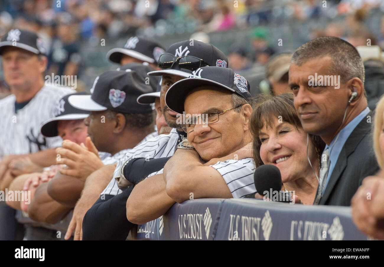 Bronx, NY, USA. 20th June, 2015. JOE TORRE looks on as Willie Randolph is honored with a Monument Park plaque as part of 2015 Old-Timers' Day, Yankee Stadium, Saturday June 20, 2015. Credit:  Bryan Smith/ZUMA Wire/Alamy Live News Stock Photo