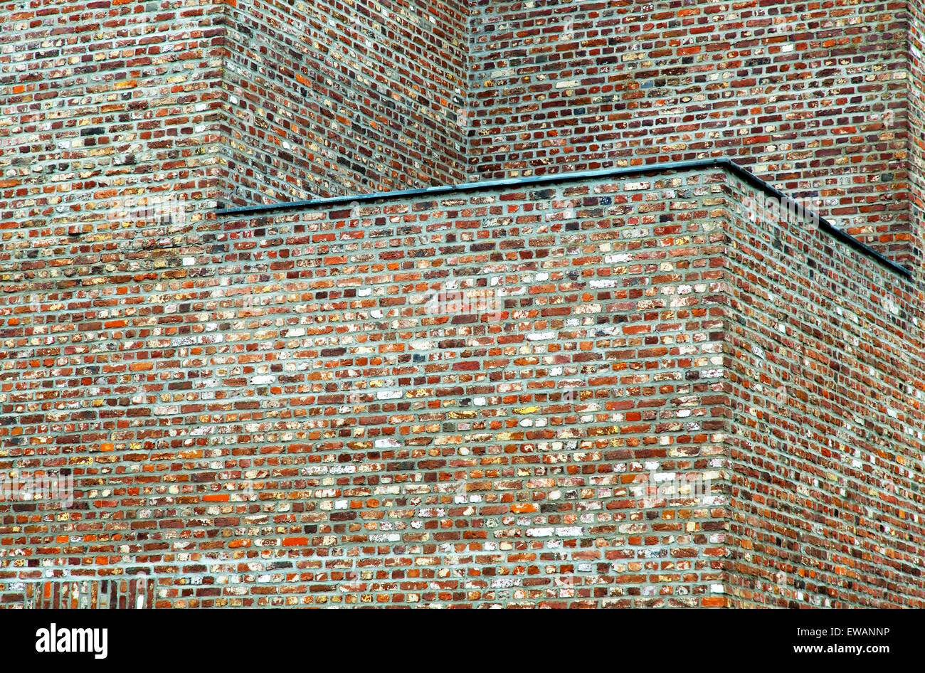 Old brick wall - full frame Stock Photo - Alamy