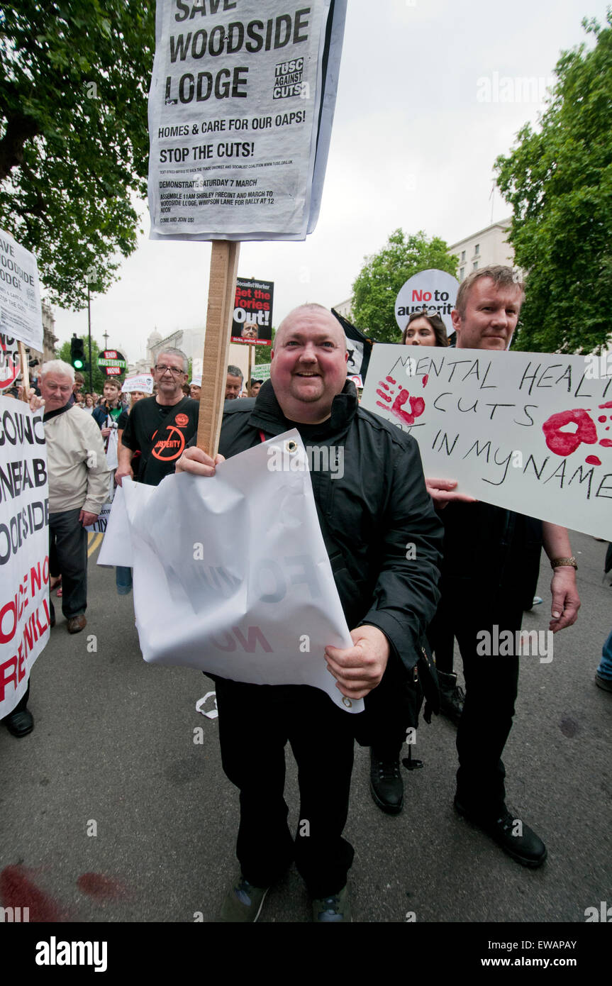 Tens Of Thousands March Through London On Anti Government