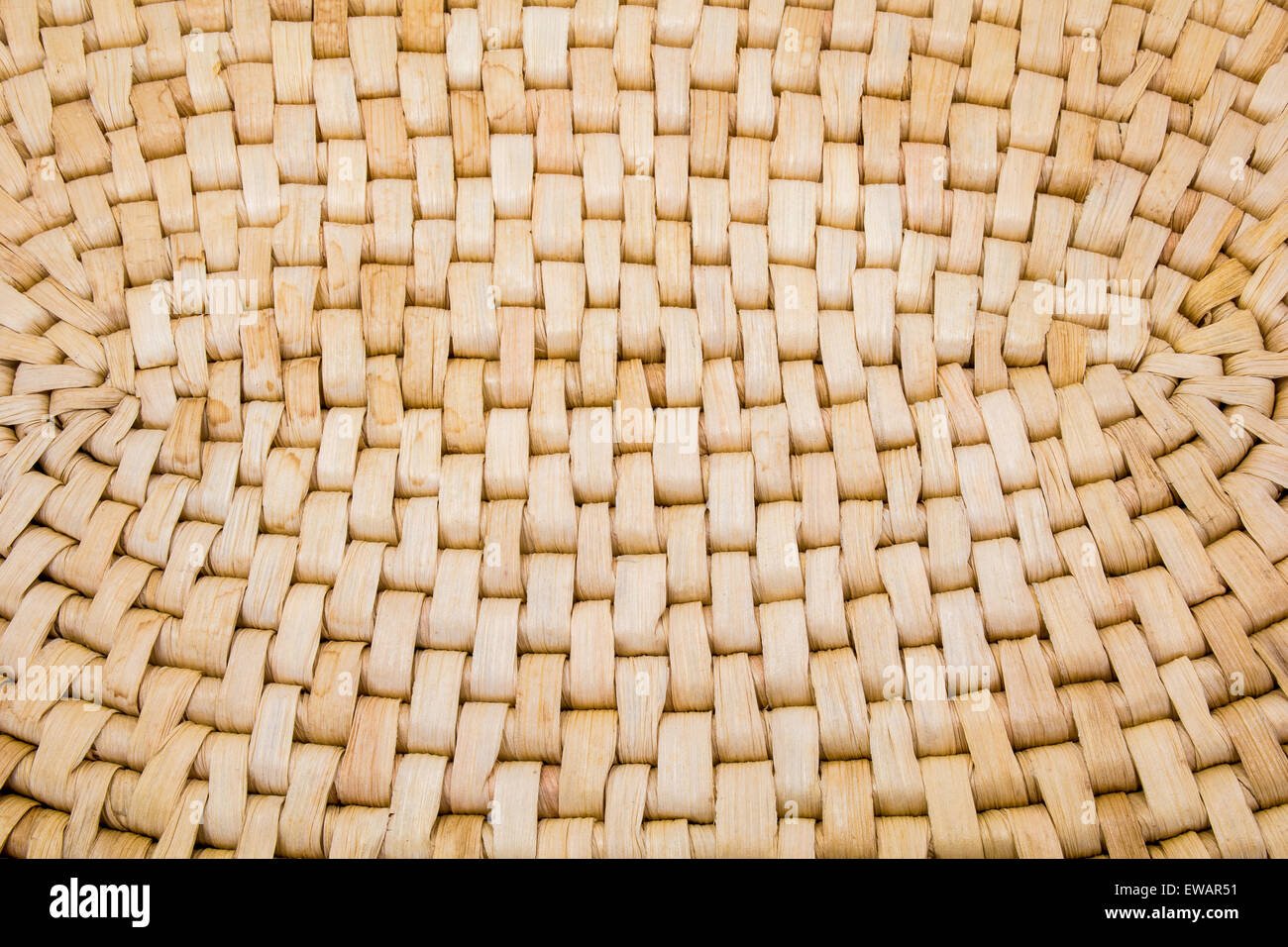Wicker place mat background Stock Photo