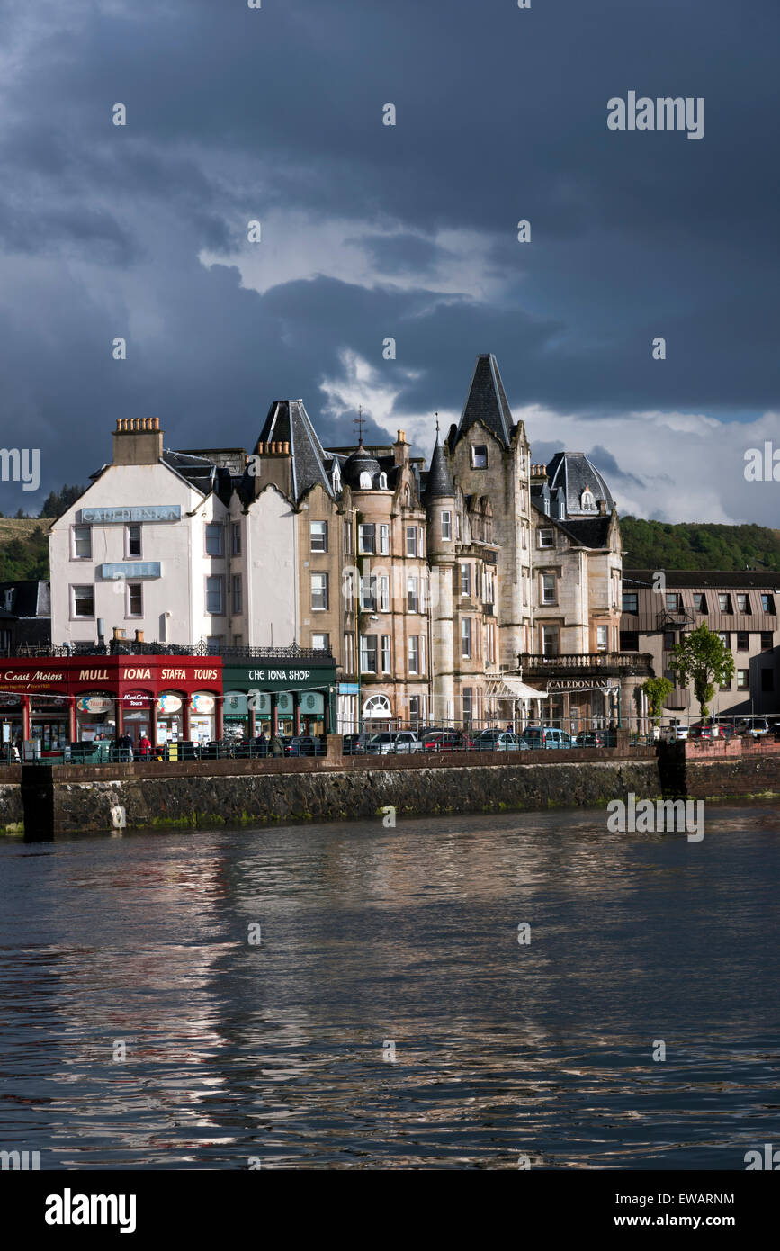 Oban Harbour waterfront  Argyll and Bute Scotland Stock Photo