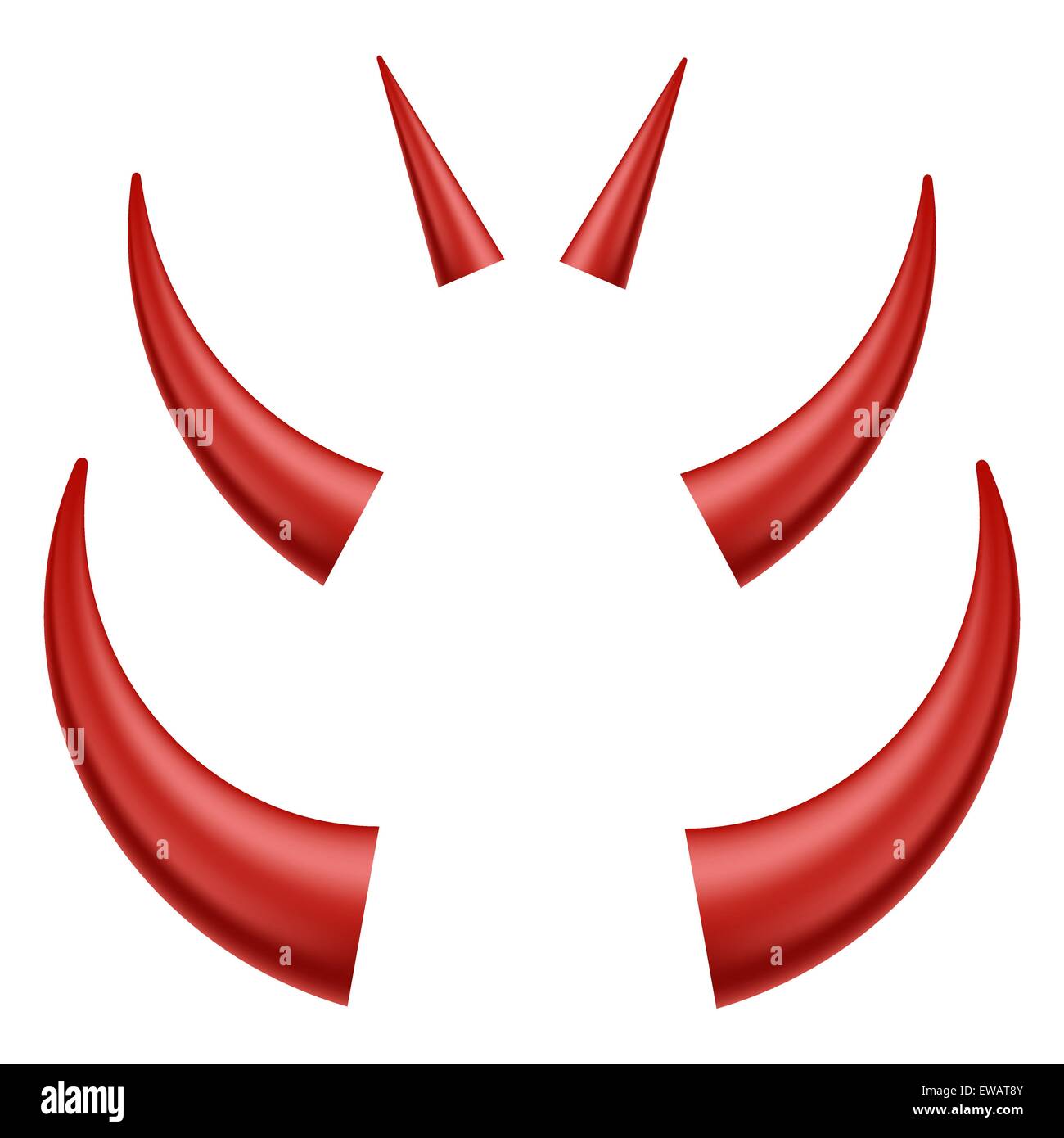 Devils horns Cut Out Stock Images & Pictures Alamy