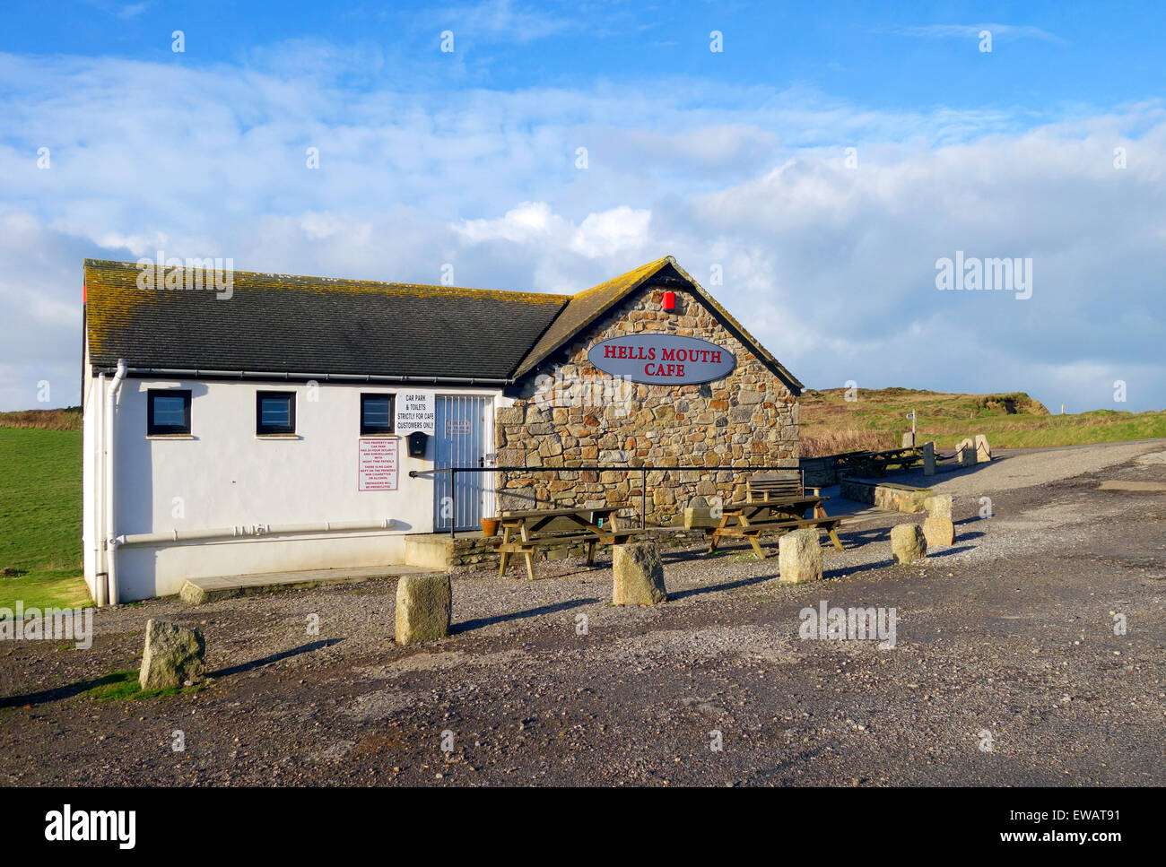 Hells mouth cafe cornwall hires stock photography and images Alamy