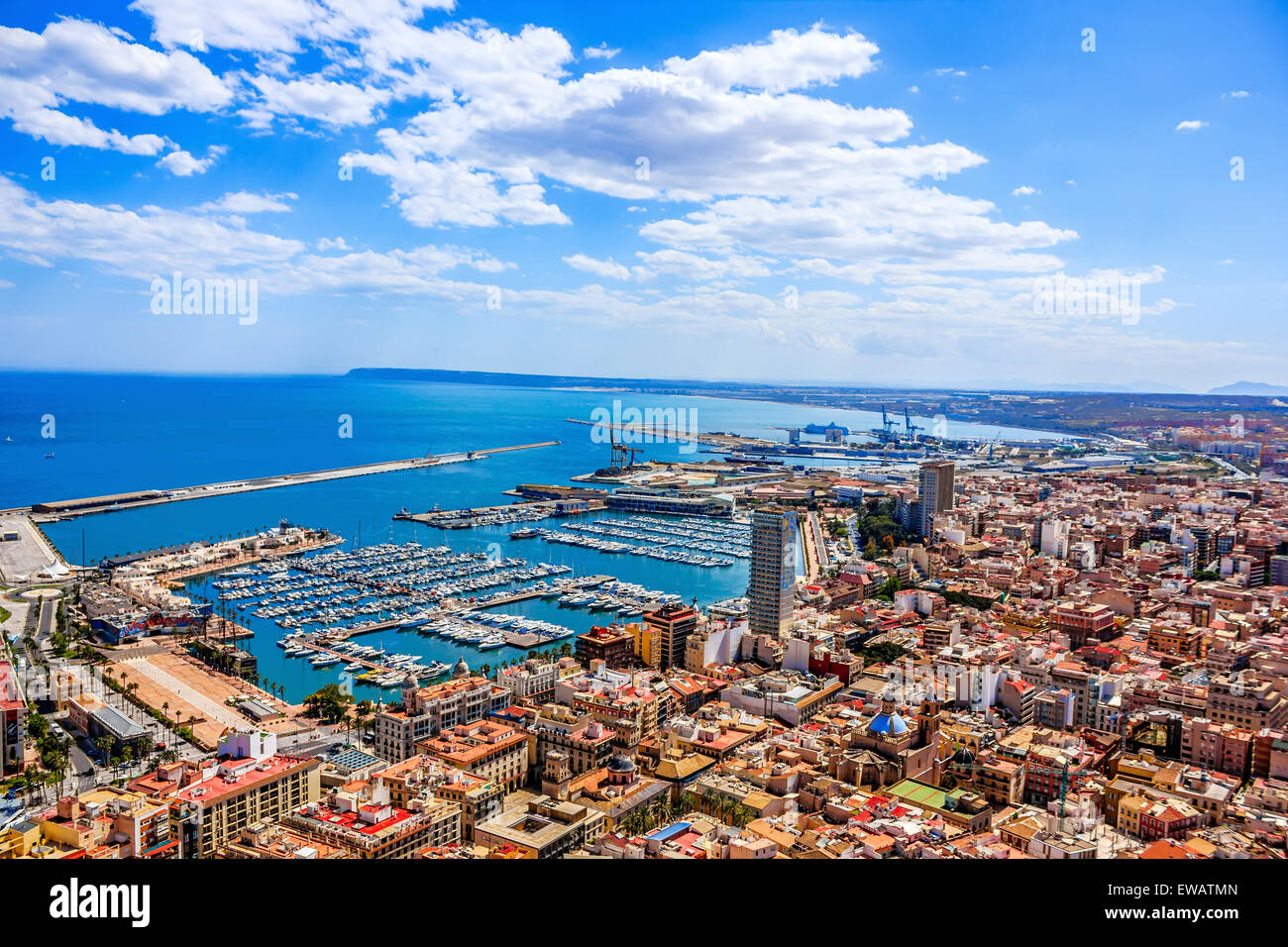 Alicante panoramic view Stock Photo