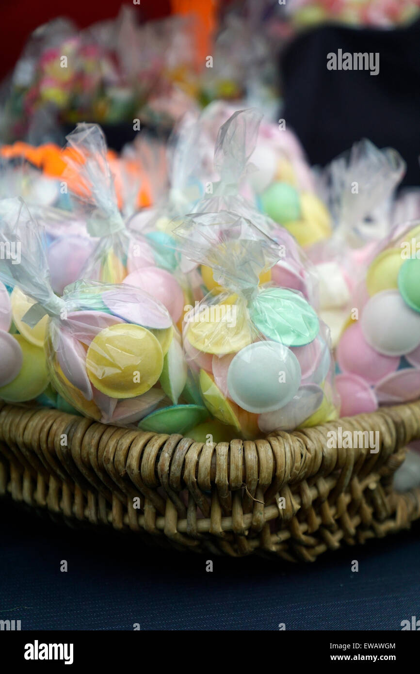 Flying saucer sweets Stock Photo Alamy